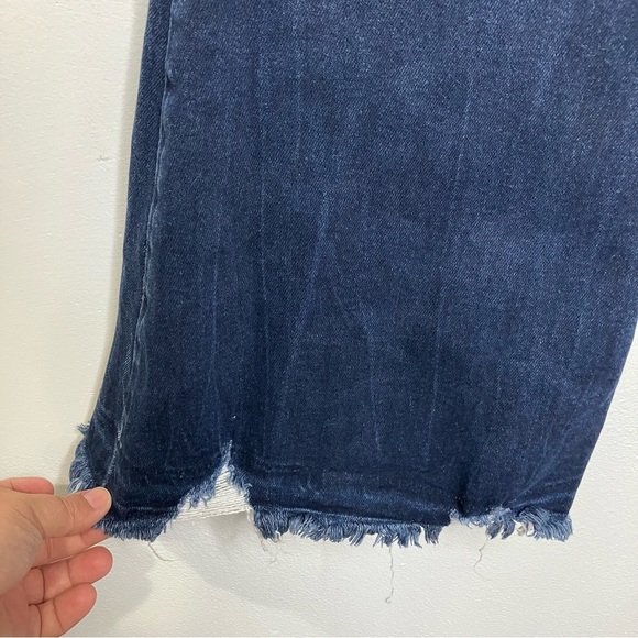 Kancan kurvy ultra high rise super flare Jeans women’s size 29 raw hem trendy - Picture 3 of 8